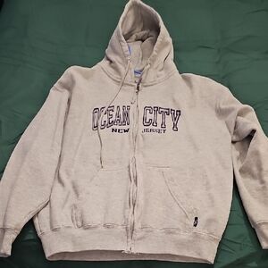 Ocean City New Jersey Gray Hoodie